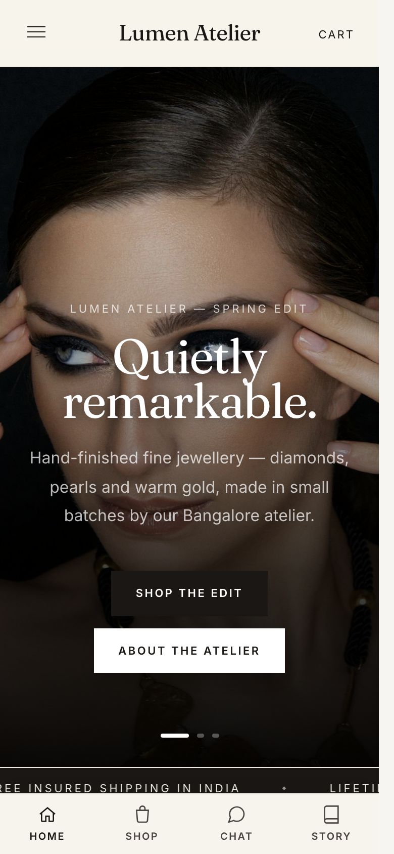 Pearl Editorial theme preview